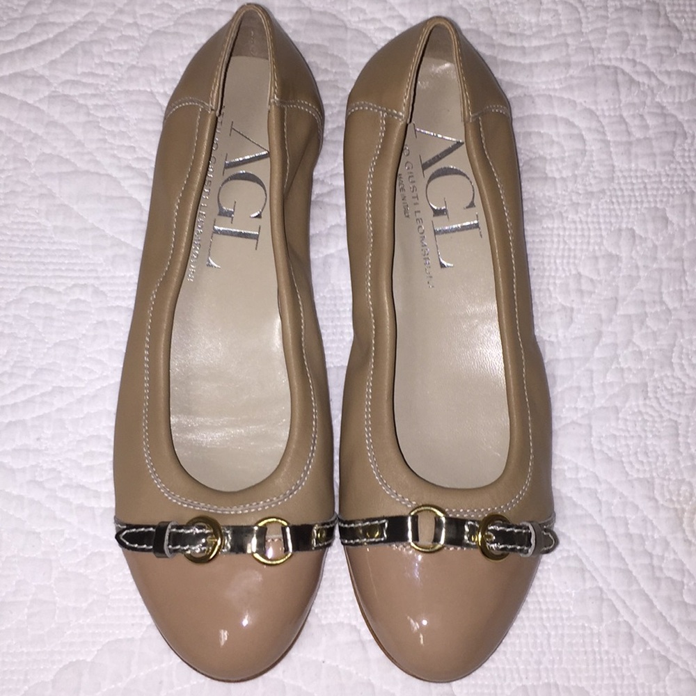 AGL leather Ballet flat. Shoe size 38 1/2
